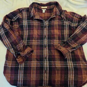LL Bean women's flannel shirt, size xl